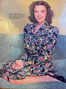 1982 Vintage Magazin Illustration Schauspielerin Judy Garland - Bild 1 von 1