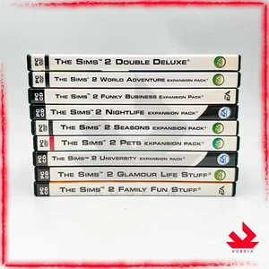 THE SIMS 2 DOUBLE DELUXE + 8 ESPANSIONI - LOTTO 9 GIOCHI – ITALIANO PC COMPUTER - Foto 1 di 24