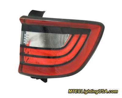 Conjunto de lámpara de luz trasera lateral derecha TYC para Dodge Durango 2014-2015 Foto 1 de 2
