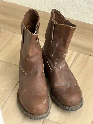 Red Wing Oiled Leather Pecos Boots - 8 - Image 1 of 4