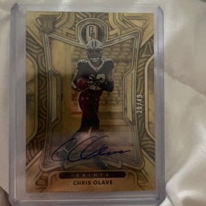 2022 Panini Gold Standard Chris Olave Rookie RC Auto Autograph /49 Saints