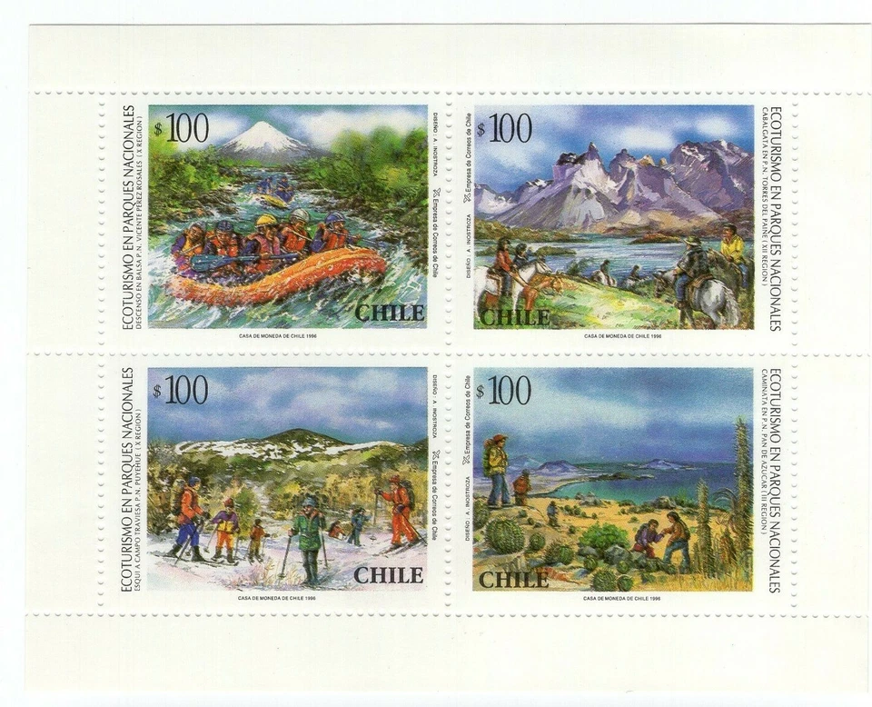 Chile 1996 Parques Nacionales Torres del Paine MNH Foto 1 de 1
