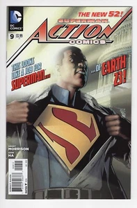 Superman Action Comics Comic Book #9, DC 2012, 1st App of Calvin Ellis - Picture 1 of 2