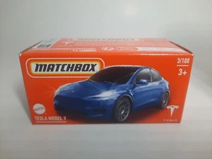 Matchbox 2024 Mattel Tesla Model Y 3/100 Box Modellino 1/64 - Foto 1 di 1