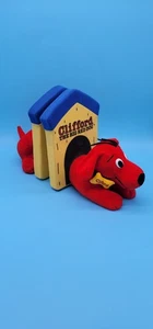 Clifford The Big Red Dog Plush Bookends Set 2003 NovelToy Inc - Picture 1 of 6