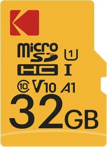 Carte MicroSDHC KODAK 32Go Classe 10 UHS-I U1 avec adaptateur vitesse d'écriture 10x - Photo 1 sur 3