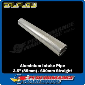 600mm Straight, 3.5 Inch (89mm) Mandrel Bend - Aluminium Intake Intercooler Pipe - Picture 1 of 2