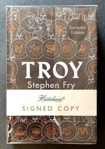 Troy - Stephen Fry eine hervorragende neue Titelseite signiert UK 1./1. Waterstones ohne HB - Bild 1 von 6