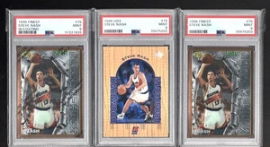 Lot of (5) - 1996 FINEST #75 - STEVE NASH - RC Rookie - HOF - PSA 9 & 8 - Bild 1 von 4