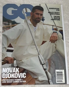 GQ Magazine February 2025 Novak Djokovic Generation ZYN Ridley Scott ￼￼ - Foto 1 di 3