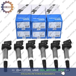 6PCS Ignition Coils For BMW Models Replace Delphi Coils 0221504470 GN10571 - Picture 1 of 6