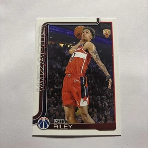 WILL RILEY 2025-26 Topps #221 Wizards Rookie RC - Picture 1 of 2