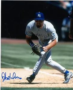 HAL MORRIS KANSAS CITY ROYALS SIGNED 8X10 - Picture 1 of 1