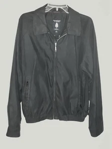 Chaqueta negra Roundtree & Yorke para exteriores totalmente forrada cremallera frontal - para hombre talla mediana - Imagen 1 de 9