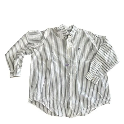 Vintage Brooks Brothers Makers Cotton Logo Oxford Cloth Button Down Shirt XL USA - Image 1 of 4