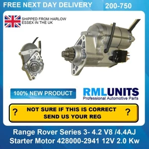 Motor De Arranque Para Range Rover III 4.4 V8 LM 2006-2012 428000-2941 428000-2940 - Imagen 1 de 5