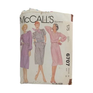 McCall's 6707 Misses Dress Size 14 Bust 36 1970s - Picture 1 of 4