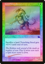 Trenching Steed FOIL Prophecy PLD White Common MAGIC GATHERING CARD ABUGames