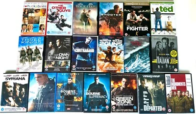 20 DVD Bundle Set Mark Wahlberg Matt Damon Rock Star Fighter Film Movie Lot 43 - Image 1 of 4