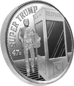 Trump 1 Oz .999 Silver Round Coin SUPER TRUMP - Picture 1 of 2