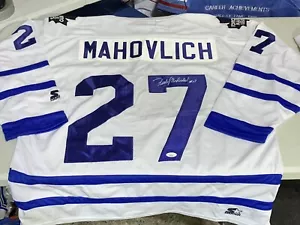 Frank Mahovlich Signed Toronto Maple Leafs Hockey Jersey JSA / Coa - Picture 1 of 2