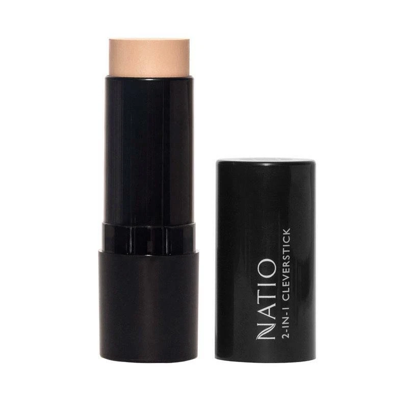 Natio Cleverstick 2-in-1 Hydrating Full Coverage Foundations Glowy Finish - Image 1 of 1