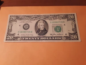1985 $20 Cleveland Federal Reserve Note Bill High Grade - Picture 1 of 2