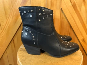 Frye and Co. Synclair Damen-Cowboystiefel mit gestapeltem Absatz Größe 10 neu mit Etikett lesen - Bild 1 von 8