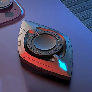 Star Shine Handyhalter Leuchtend Fidget Spinner EDC Metall Fidget Spielzeug Geschenk - Bild 1 von 9