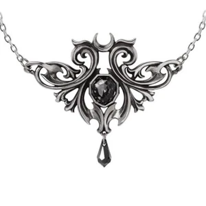 Alchemy Gothic Midnight Memorial Crystal Necklace • Local Stock • Gothic - Picture 1 of 4