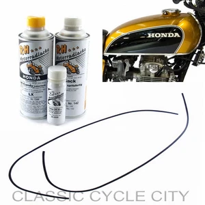 Honda CB 500 Four Lack Set Candy Gold Custom Tank Dekor Zierstreifen Paint Kit - Bild 1 von 1