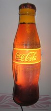 VINTAGE ANNI '60 '70 LAMPADA DA PARETE COCA COLA FUNZIONANTE