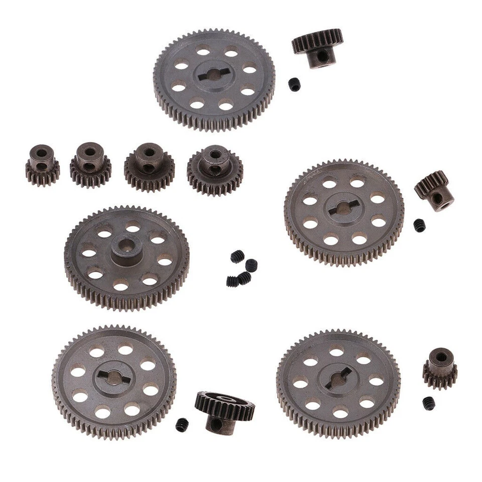 1/10 Durable Metal Spur Differential Gear 64T Motor Pinion Cogs For HSP RC Car - image 1 of 4