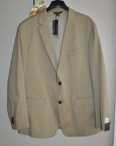 Banana Republic 46R Rapid Movement Suit Blazer Jacket Khaki NWT - Picture 1 of 8
