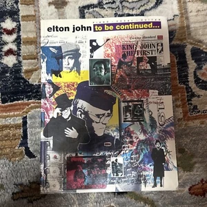 Vintage 1991 Elton John to be continued... Piano Vocal Guitar Sheet Music Book - Foto 1 di 10