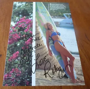 SEXY SWINSUIT MODEL ROBYN KILLIAN AUTHENTIC AUTOGRAPHED 8 X 10 PHOTO - Picture 1 of 1