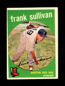 1959 TOPPS FRANK SULLIVAN #323 RED SOX SIGNED AUTOGRAPH - Picture 1 of 1