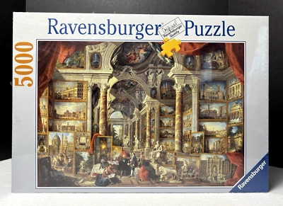 VIEWS OF MODERN ROME - 5000 Pcs., Giovanni Paolo Panini, Ravensburger - NEW SW - Image 1 of 4