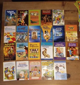 4th Grade Lot Of 22 Homeschool Easy Readers Scott Foresman Pearson Illustrated - Imagen 1 de 11