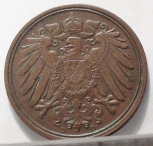 GERMANY 1898 D, PFENNIG - Bild 1 von 2