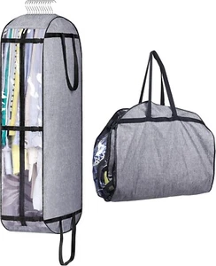 MISSLO Hanging Garment Bags Travel Suit Bags Closet Storage 50" Moving Bags Clot - Picture 1 of 5