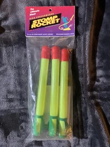 Vintage 90's 1995 Genuine High Performance STOMP ROCKET Replacement Rockets NEW! - Picture 1 of 2
