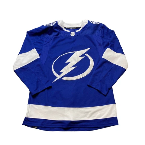 Adidas Tampa Bay Lightning NHL Gamer Blank Jersey Adult Size 46 Cover
