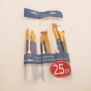 Artist's Loft Super Value Brush Pack 25 Pieces - Picture 1 of 10