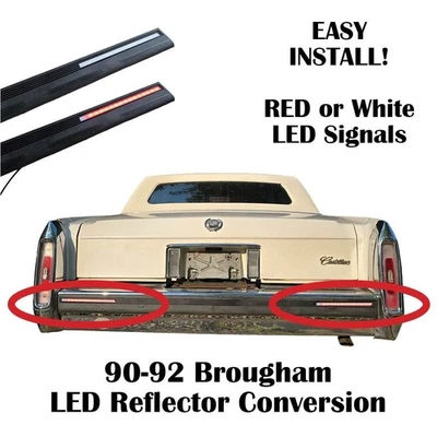 LED CONVERSION 90-96 Cadillac Fleetwood Brougham Rear Impact Reflector Signal - Image 1 of 4