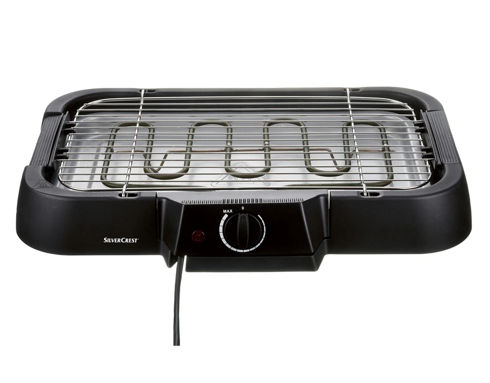 SILVERCREST Elektro-Tischgrill Grill Campinggrill STGE 2000 2000 Watt *B-Ware - Bild 1 von 4