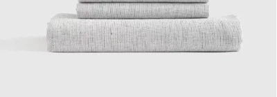 НОВЫЙ БЕЗ ЯРЛЫКОВ АЙВА ЕВРОПЕЙСКОЕ БЕЛЬЕ 2 ИЗДЕЛИЯ РЕЗИНКЕ ПРОСТЫНИ КОМПЛЕКТ СЕРЫЙ МИНИ В ТОНКУЮ ПОЛОСКУ TWIN - Изображение 1 из 4