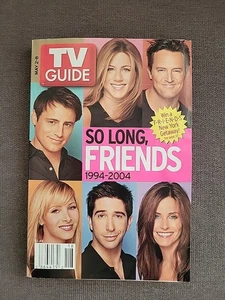 SO LONG FRIENDS 1994-2004 TV Guide Magazin 2.-8. Mai 2004 Matthew Perry 🔥 - Bild 1 von 9
