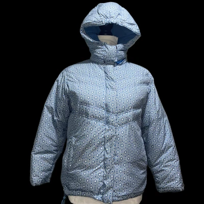 Gap Kids Down Coat Girl’s XL (12) Winter Jacket Blue Daisy Floral - Image 1 of 4