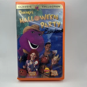 Barney - Barneys Halloween Party VHS 1998 Clamshell Classic Collection Cartoon - Bild 1 von 17